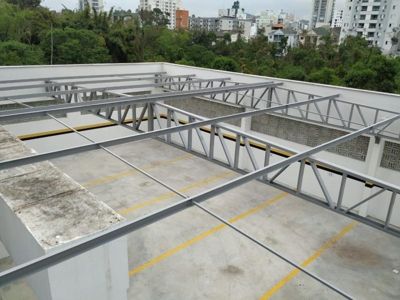 Estrutura galvanizada para telhado valor